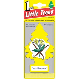 LITTLE TREES Car Air Freshener | Hanging Paper Tree for Home or Car | Vanillaroma | Single Tree per Package