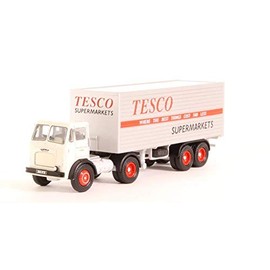 Oxford Diecast 76LO001 Leyland Beaver Box Trailer Tesco