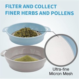 Trim Tray Kit, 2-in-1 Trimming Tray with 150 Micron Fine Screen Trim Kit, Screening Tray with Dry Herb Harvesting Accessories,Suitable for Herb Powder Collection