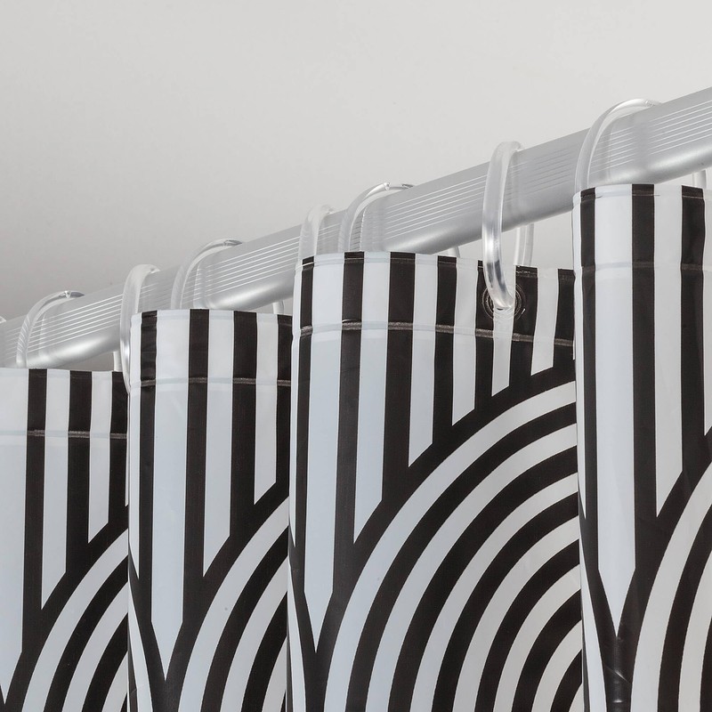 Sealskin Brave Shower Curtain 180 x 200 cm PEVA Black