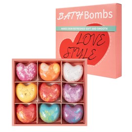 CHSEEO Badekugeln Geschenkset, 9 PCS Badebomben Aromatherapie für Kinder Frauen, Geburtstags Weihnachtsgeschenke, zur Selbstpflege und Körperwiederherstellung, Duschdampfer