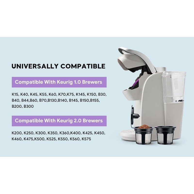 MG Coffee Refillable K Filters Reusable Keurig Coffee Pod Empty
