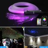 ATOKEE 6W Sound Activated 200pcs Starlight Headliner Kit, 0.03in 6.5ft