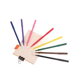 The Home Fusion Company 8 x Felt Tip Art Craft Children's Kids Fibre Pens Assorted Colours Pack Crafts