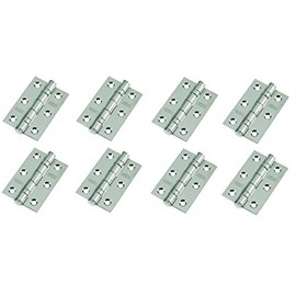 4 Pairs of Door Hinge 3" 75mm Ball Bearing Hinges Polished Chrome Suit Internal Doors Pair (4)