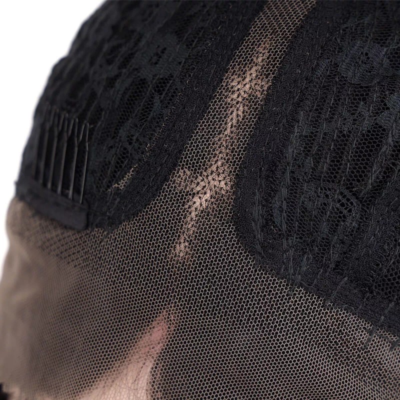 Beautyonline Peluca De Cabello Humano Rizado Con Encaje Frontal, 25