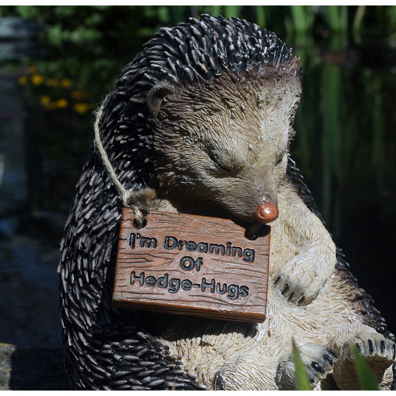 Heather Hedgehog Resin Garden Ornament