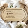 Geschenkset mit Holz-Serviertablett und Tasse, Besondere Menschen Gravur, Geschenk für