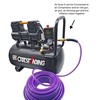 SYXQT Polyurethane(PU) 1/4-Inch x 100FT Reinforced, Air Hose with 1/4”