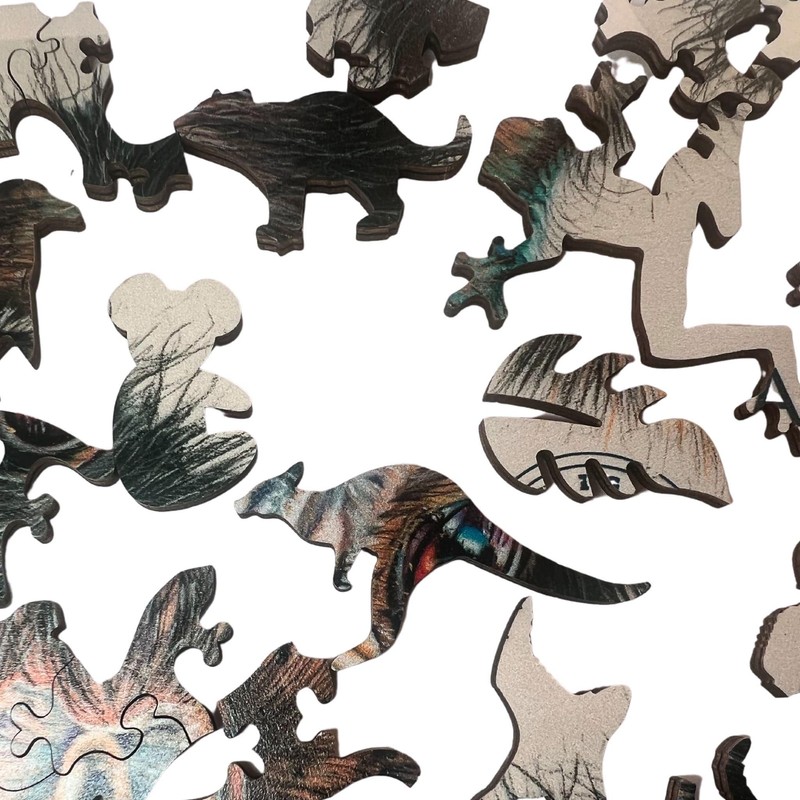 Twigg Puzzle Wooden Jigsaw Puzzle 74 Pieces - Emu