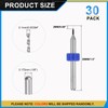 PATIKIL 0.1mm Micro Drill Bits 1/8" Shank Tungsten Carbide Steel