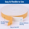Self Adhesive Foam Tape Weatherstrip 1/2in x 1/2in x 16.5Ft