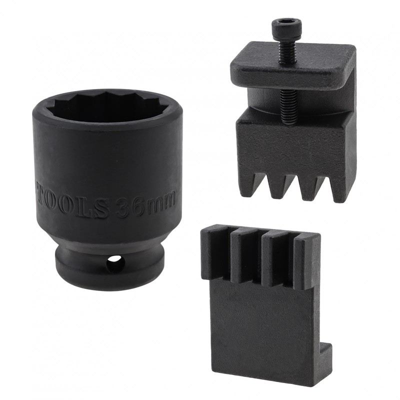 ePathChina 3Pcs Flywheel Locking Tool with 36mm 3/4Inches Socket for