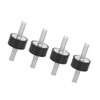 4pcs M6 Rubber Mounts, Male Anti Vibration Silentblock Car Boat