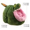 Winterworm Soft Plush Pet Cave Pet Bed with Removable Pad