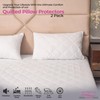 Home Sweet Home UK Quilted Pillow Protectors 2 Pack Envelope