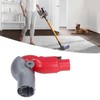 Vacuum Cleaner Bottom Adapter ABS 180° Rotation Vacuum Adapter Parts