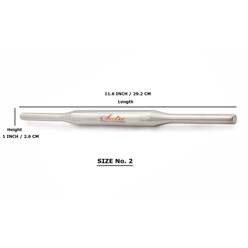 Stainless Steel Circular Board and Belan Rolling Pin for Kitchen