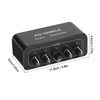 Bi Directional Audio Switcher High Fidelity 5 Way Audio Switch
