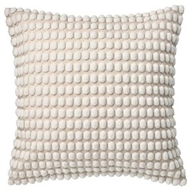 SVARTPOPPEL Subaru Poppel Cushion Cover - Off White 20x20 Inch 305.430.05