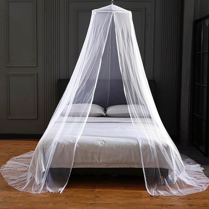 Mosquito Net Bed Canopy with Zipper Dome Tent,Universal Mosquito Neting