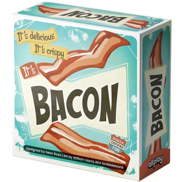 Allplay Bacon - Team-Based Food Card Game for Family and