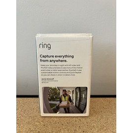Ring Video Doorbell 4 Smart Wi-Fi Video Doorbell Wired/Battery Operated -SEALED
