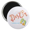 CafePress Destin Magnet 2.25" Round Magnet, Refrigerator Magnet