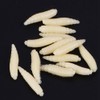 Artificial Soft Lures, 200pcs 17mm Small Artificial Lifelike Maggot Grub