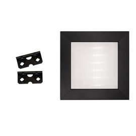 Poster Palooza Self Fastening Picture Frame Easel Back Hinges Pack of 10 Black Support Leg Barbed Hinge Without Screws