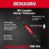 Geinxurn 10Pieces T20-T25 Impact Double End Screwdriver Bit Set, 2.56