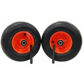 (2) Pneumatic Tire Assemblies 13x5.00-6 Fits Kubota Z400 Series K3091-18020