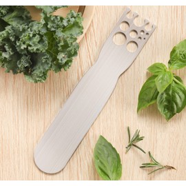 Herb Stripper Tool, Stainless Steel Herb Leaf Stripper Cilantro for Kale, Collard