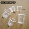Cynohesta Bulk Mini Plastic Shot Glasses Disposable Small Cups，Clear Communion