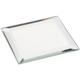 Plymor Square 3mm Beveled Glass Mirror, 2 inch x 2 inch (Pack of 12)
