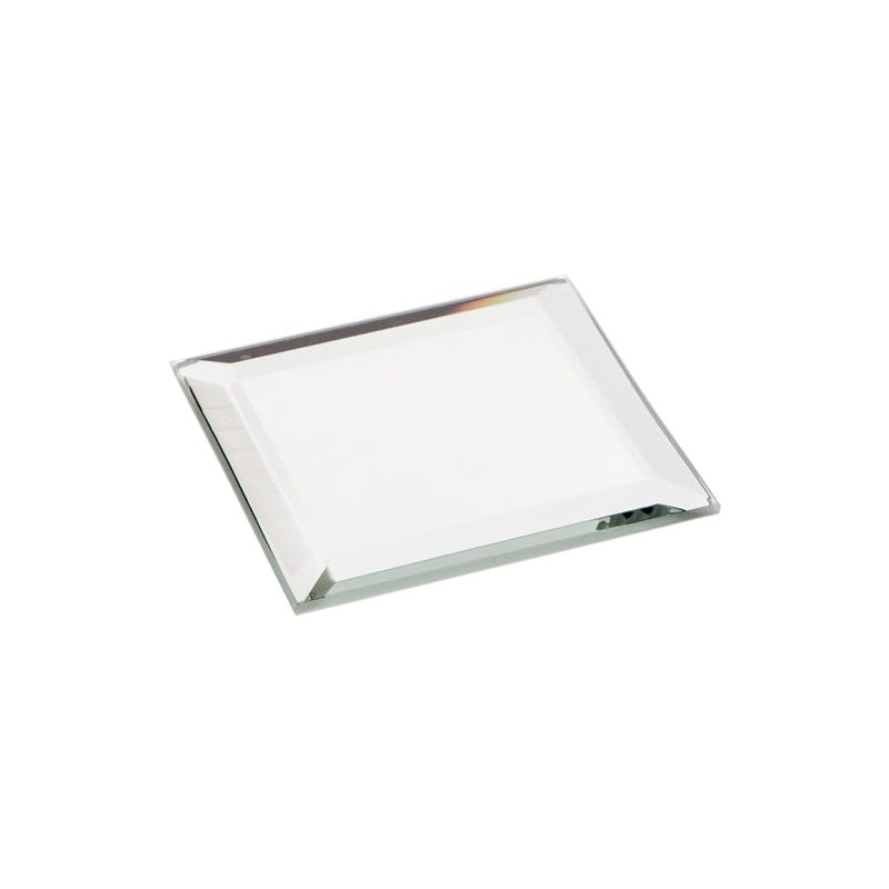 Plymor Square 3mm Beveled Glass Mirror, 2 inch x 2