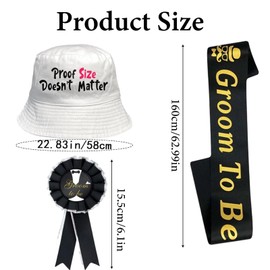 ZPSCXQ 2Pcs Stag Do Accessories Men, Comfortable Cotton Stag Do Outfit for Wedding Pranks, Themed Photography, Holiday Gatherings