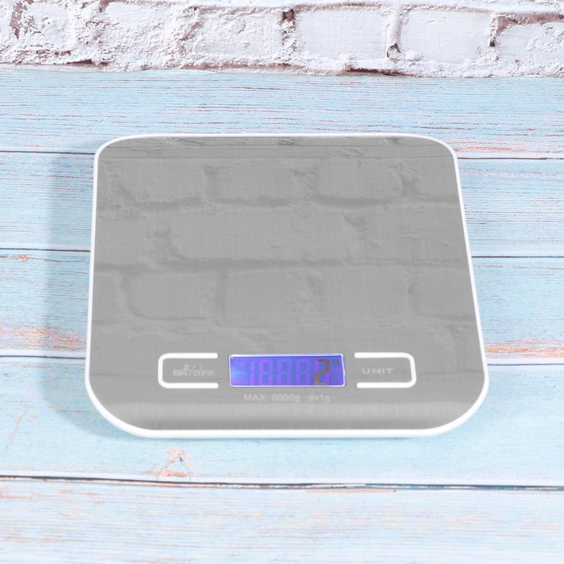 5Kg /1g Stainless Steel Electronic Scale Portable Household Kitchen Food