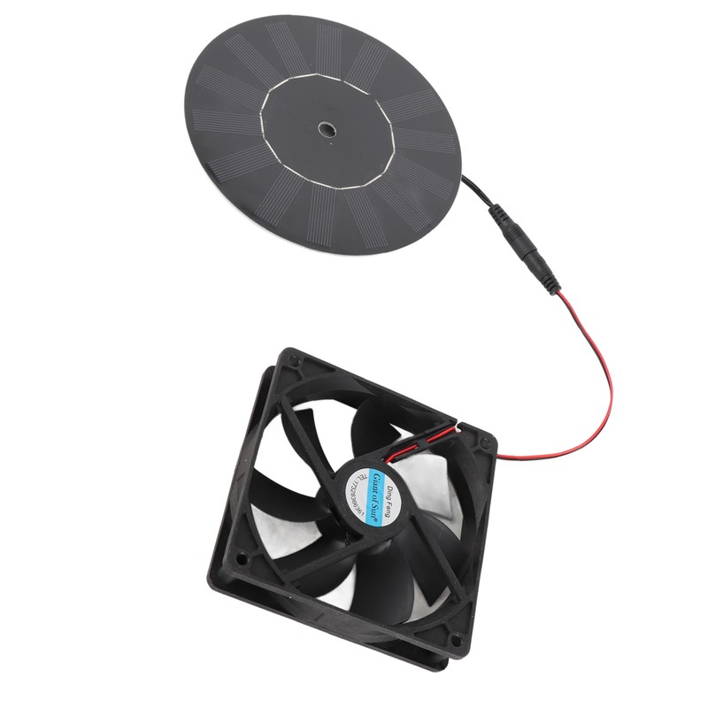 10W Solar Powered Exhaust Fan Monocrystalline Silicon Solar Panel Fan