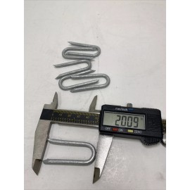 Maclean Power Systems 2" X 1/2” X .162 slash  POINT LARGE GALVANIZED CABLE STAPLE (lot of 100)