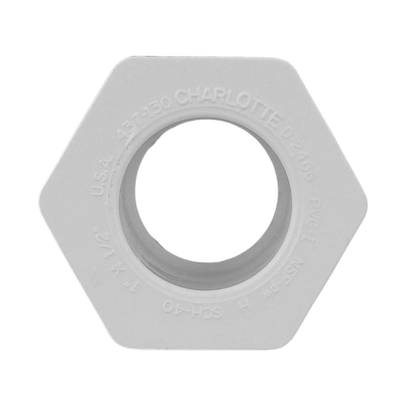CHARLOTTE PIPE 1 x 1/2 SCH40 Reducer Bushing SPGXS Pressure