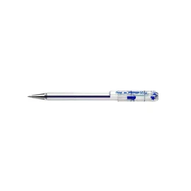 Pentel BK77S Pack of 12 Mini Ballpoint Pens 0.7 mm Metal Tip blue