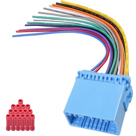 Zenoruslky Radio Harness for Honda Car Stereo 99-06,20Pin Stereo Wiring Harness Adapter Compatible with Honda Accord Civic CRV Element Insight Odyssey Pilot Acura Aftermarket Car Radio Wire Connector