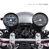 Daytona 15630 Motorcycle Mechanical Tachometer, Black Body/Black Panel/White LED, φ2.4