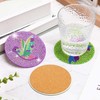 UPINS 8Pcs Diamond Painting Coasters for Drinks DIY Coaster Diamond