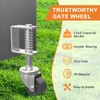 Uscaster Gate Wheel 2 Inch Heavy-Duty Caster for Wooden Gates