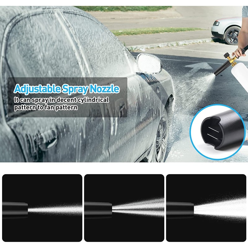 Pressure Washer Foam Gun with 1/4 Quick Release Foam Cannon,
