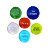 Lifeforce Glass Comfort Stones, Encouraging and Comforting Sayings Imprinted on