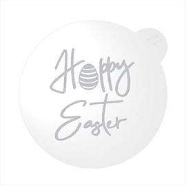 LissieLou Hoppy Easter Cookie Embosser Easter Icing Fondant Stamp - Clear