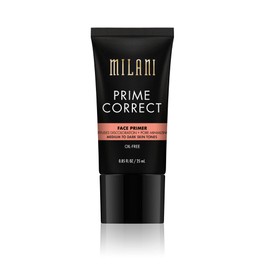 Milani Prime Correct Face Primer  Diffuses decoloración  minimización de poros (0.85 fl. oz.) Imprimación vegana, sin crueldad facial, para colorear  
